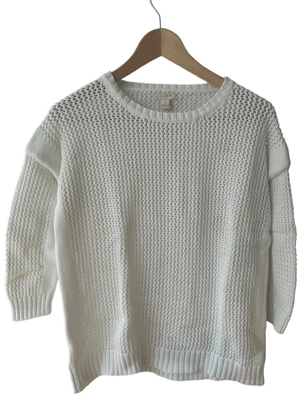 J.Crew Cotton Knit Sweater – Size Small – Classic & Cozy
